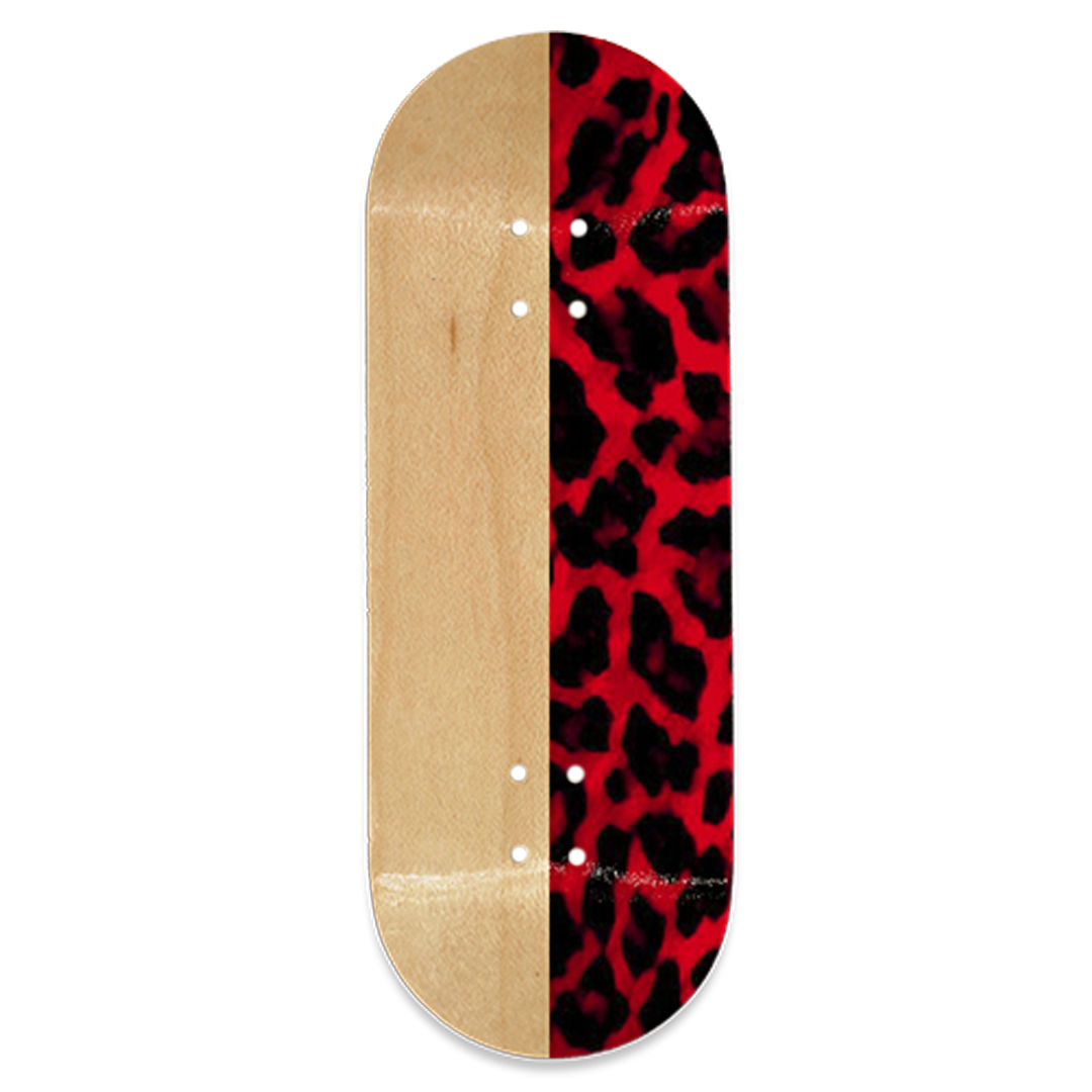Red Leopard Split Deck